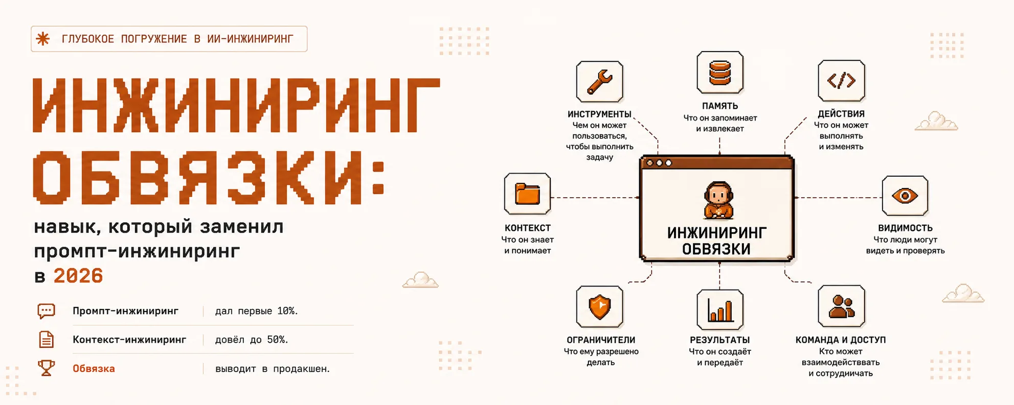 Инжиниринг обвязки: основные элементы системы вокруг модели